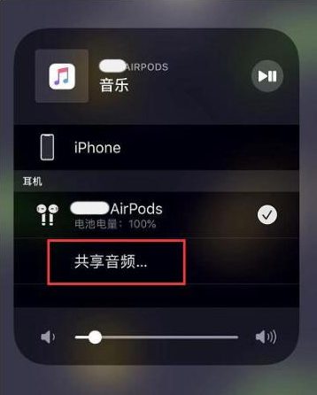 保亭苹果14音频维修点分享iPhone14音频共享设置方法 