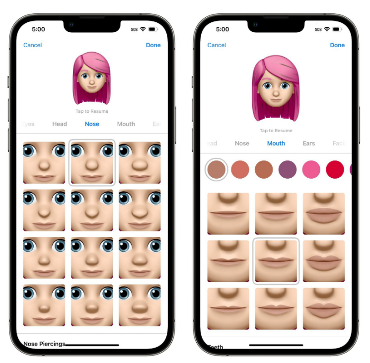 保亭苹果手机维修分享​iOS 16中的拟我表情有了哪些变化和升级 